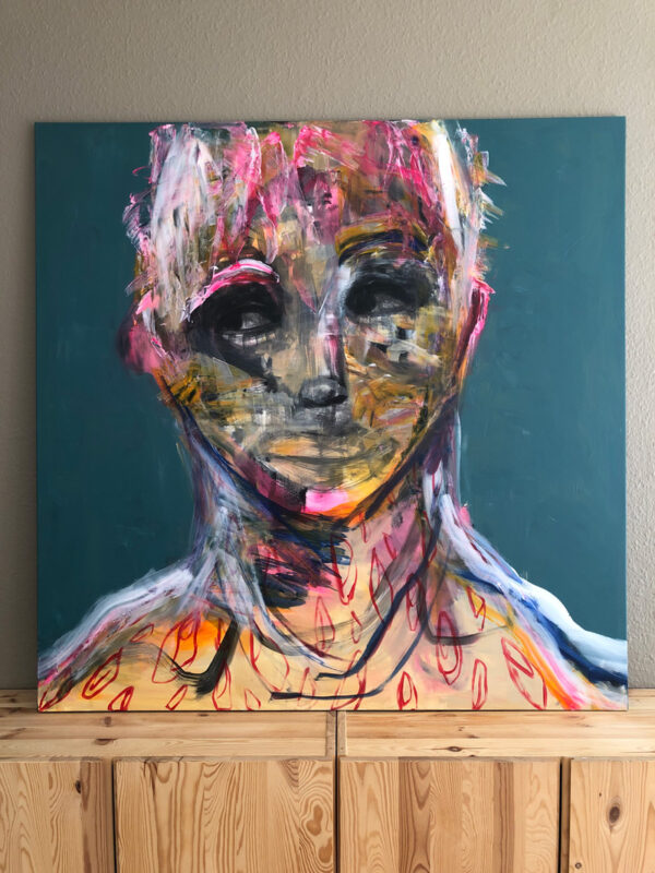 Familiar Faces No.1 - 120x120cm