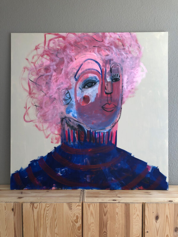 Familiar Faces No.3 - 120x120cm