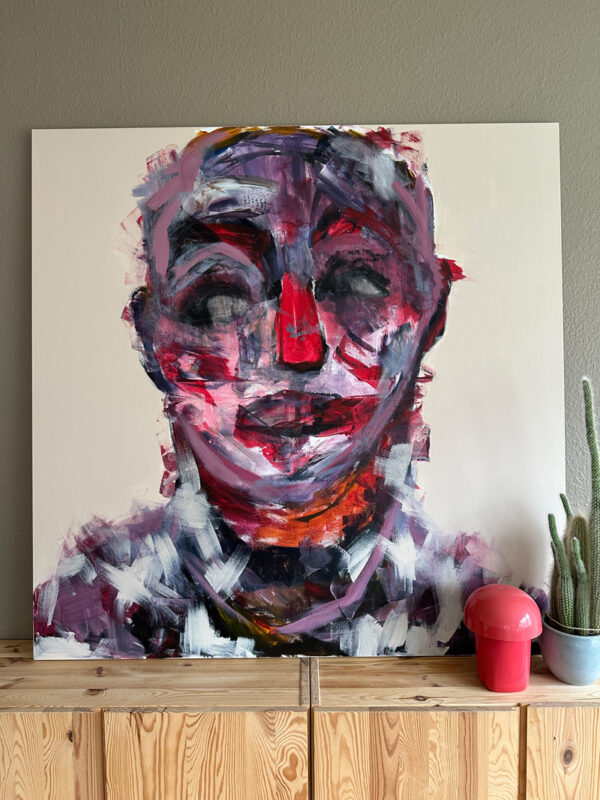 Familiar Faces No.41 - 120x120cm