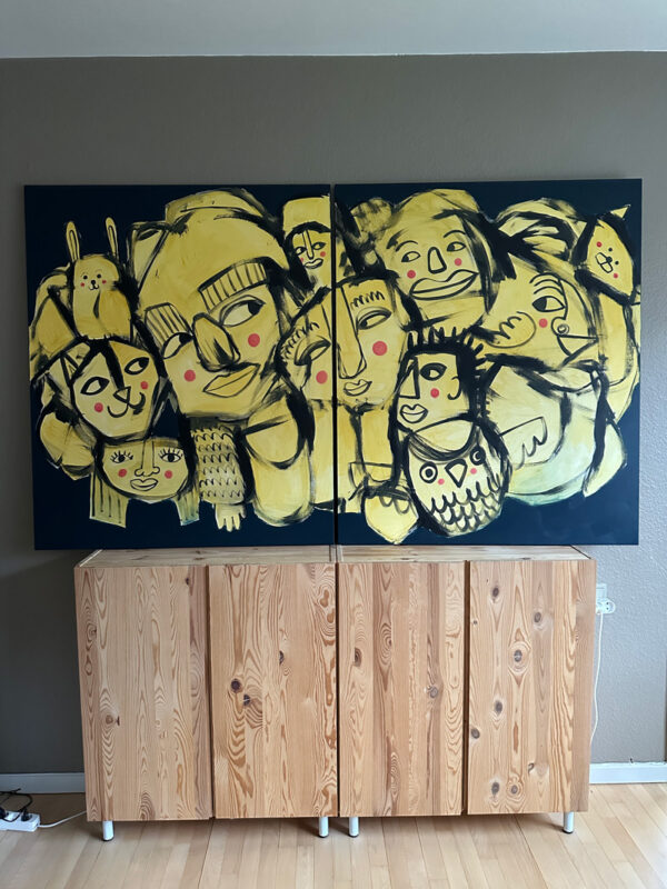 Familiar Faces No.49 - 200x120cm