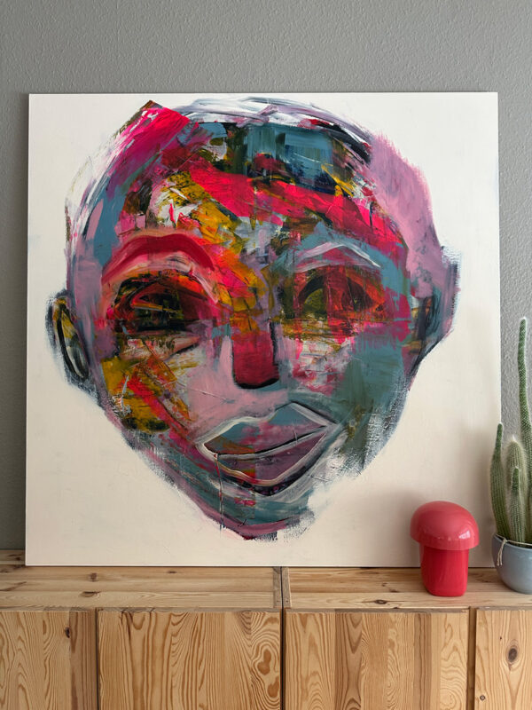 Face No.004 - 120x120cm