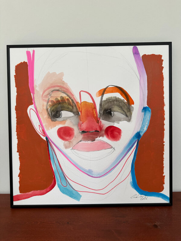 Fremmede Ansigter 004 - 50x50cm