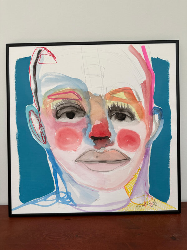 Fremmede Ansigter 07 - 50x50cm